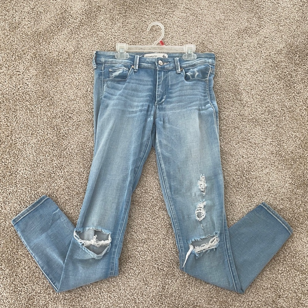 Jeggings mid light wash from Abercrombie & Fitch